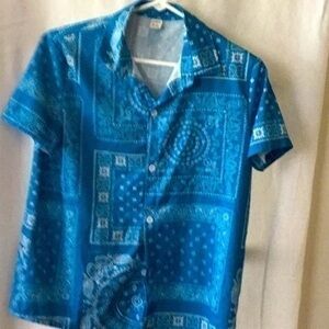 SHEIN MENS CASUAL HIAWAIIAN STYLE SHIRT